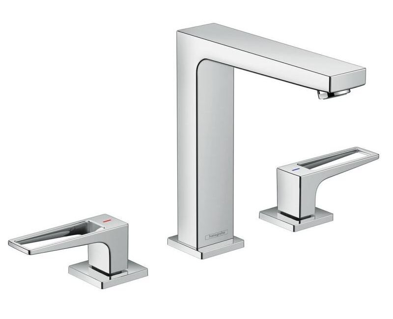Изображение товара Смеситель для раковины Hansgrohe Metropol 74515000 хром двухвентильный
