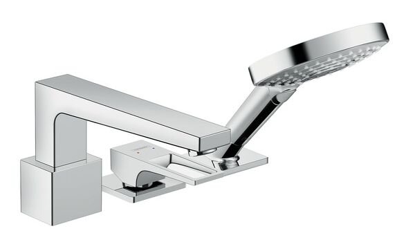 Изображение товара Смеситель для ванны и душа Hansgrohe Metropol 74550000, монтаж на борт, хром