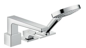 Изображение товара Смеситель для ванны и душа Hansgrohe Metropol, 74550000, монтаж на борт ванны, набор Secuflex, хром