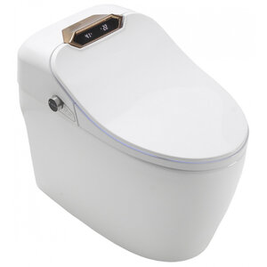 Изображение товара Электронный напольный унитаз-биде Timo TE-731, безободковый, сиденье микролифт, цвет белый