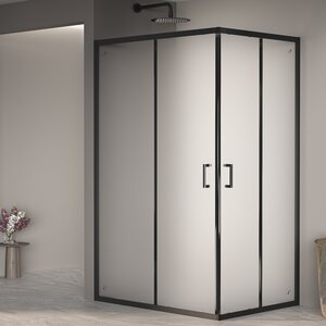 Изображение товара Душевой уголок RGW Passage PA-040 3508104092-24, 90 х 120 см, стекло матовое, профиль черный
