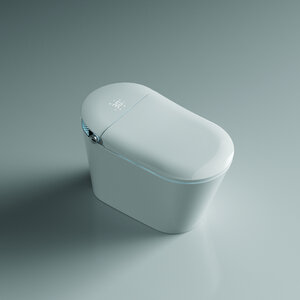 Изображение товара Электронный напольный унитаз-биде Timo TE-741, безободковый, сиденье микролифт, цвет белый