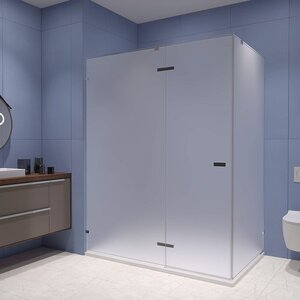 Изображение товара Душевой уголок RGW Stilvoll SV-040, 353204029-21, 120 х 90 см, стекло матовое, профиль хром