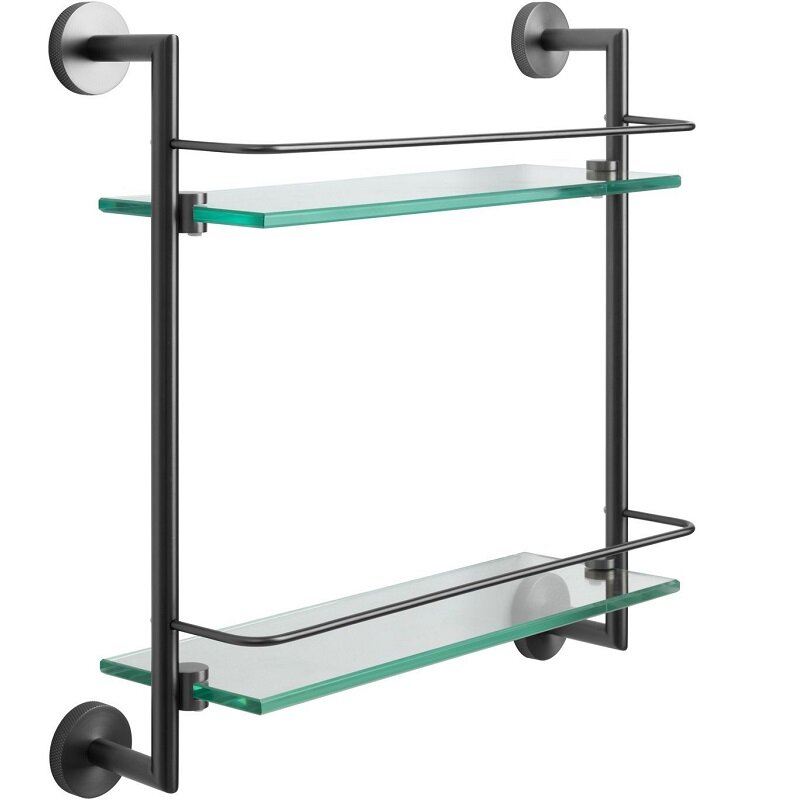 Изображение товара Полочка Allen Brau Priority 6.31015-MG Двухъярусная с графитовым держателем