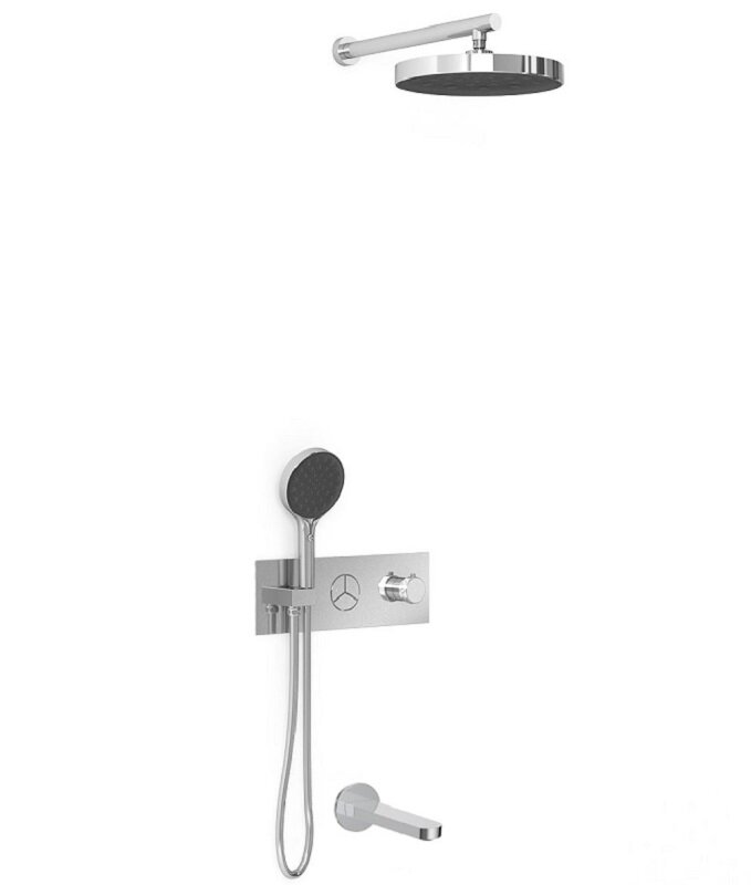 Изображение товара Душевая система Vincea Inspire VSFW-432TI3CH, термостатическая, хром Изображение товара Душевая система Vincea Inspire VSFW-432TI3CH, термостатическая, хром