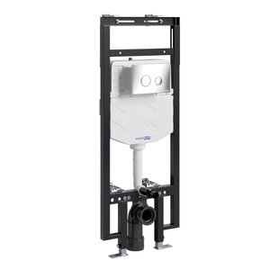 Изображение товара Инсталляция для унитаза WasserKraft Dinkel 58TLT.010.ME.CH01, механическая, хром