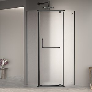 Изображение товара Душевой уголок RGW Passage PA-81B, 35088122-24, 120 х 120 см, стекло матовое, профиль черный