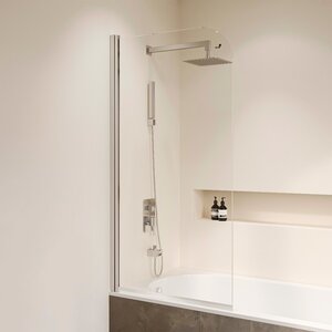 Изображение товара Шторка на ванну RGW Screens SC-109, 4111109107-11, 70 см, стекло прозрачное, профиль хром