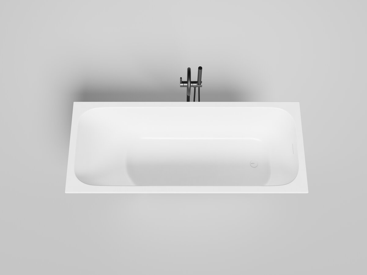 Изображение товара Ванна Salini Orlanda 102121MF из искусственного камня 170x70 см белый матовый
