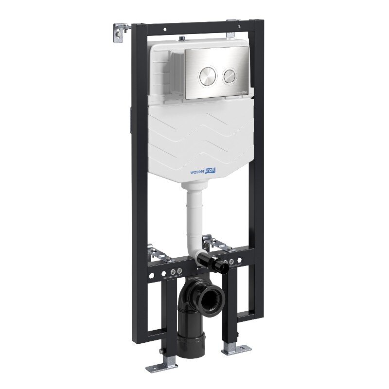 Изображение товара Инсталляция для унитаза WasserKraft Vils 56TLT.010.ME.BN01, механическая клавиша никель Изображение товара Инсталляция для унитаза WasserKraft Vils 56TLT.010.ME.BN01, механическая клавиша никель
