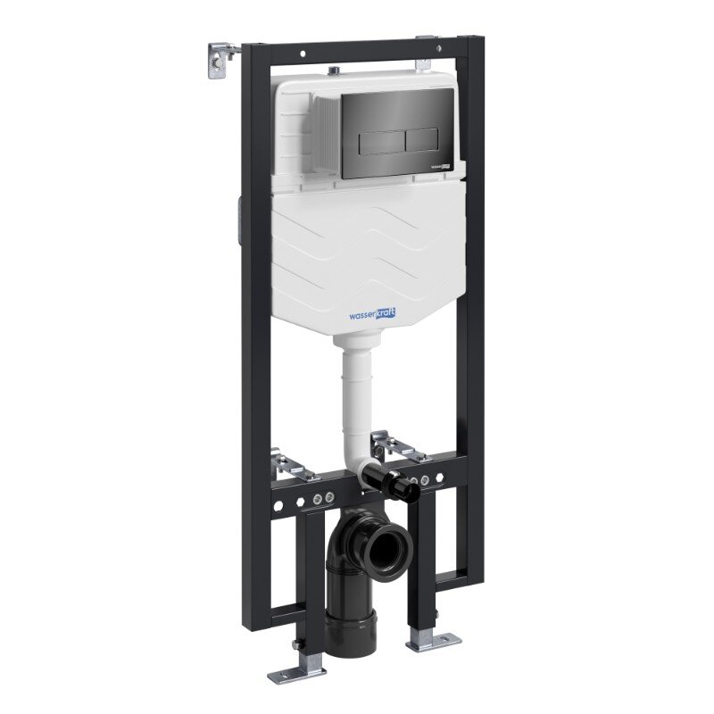 Изображение товара WasserKraft Vils 56TLT. 010. ME. PB03 - инсталляция унитаза, механическая кнопка, черная Изображение товара WasserKraft Vils 56TLT. 010. ME. PB03 - инсталляция унитаза, механическая кнопка, черная