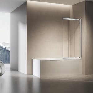 Изображение товара Шторка для ванны Vincea VSB-6E900CL-R/VSB-6E900CL-L, 90 см, хром