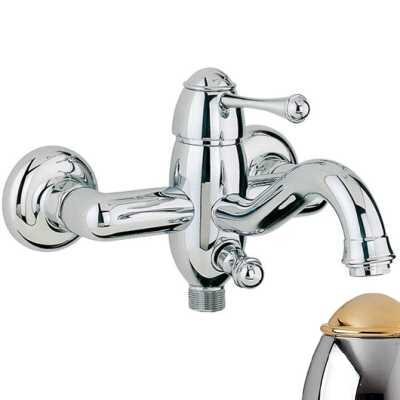 Изображение товара Смеситель для ванны и душа Bandini Antico 855120KOSF, хром-золото