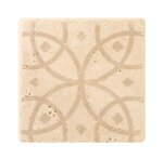 Керамическая плитка Stone4Home Provance Ornament №6 С0002630, 10 x 10 см, бежевый - фото 1