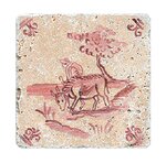 Декор Stone4Home Provance Изразцы №2 С0002143, 10 x 10 см, розовый - фото 1