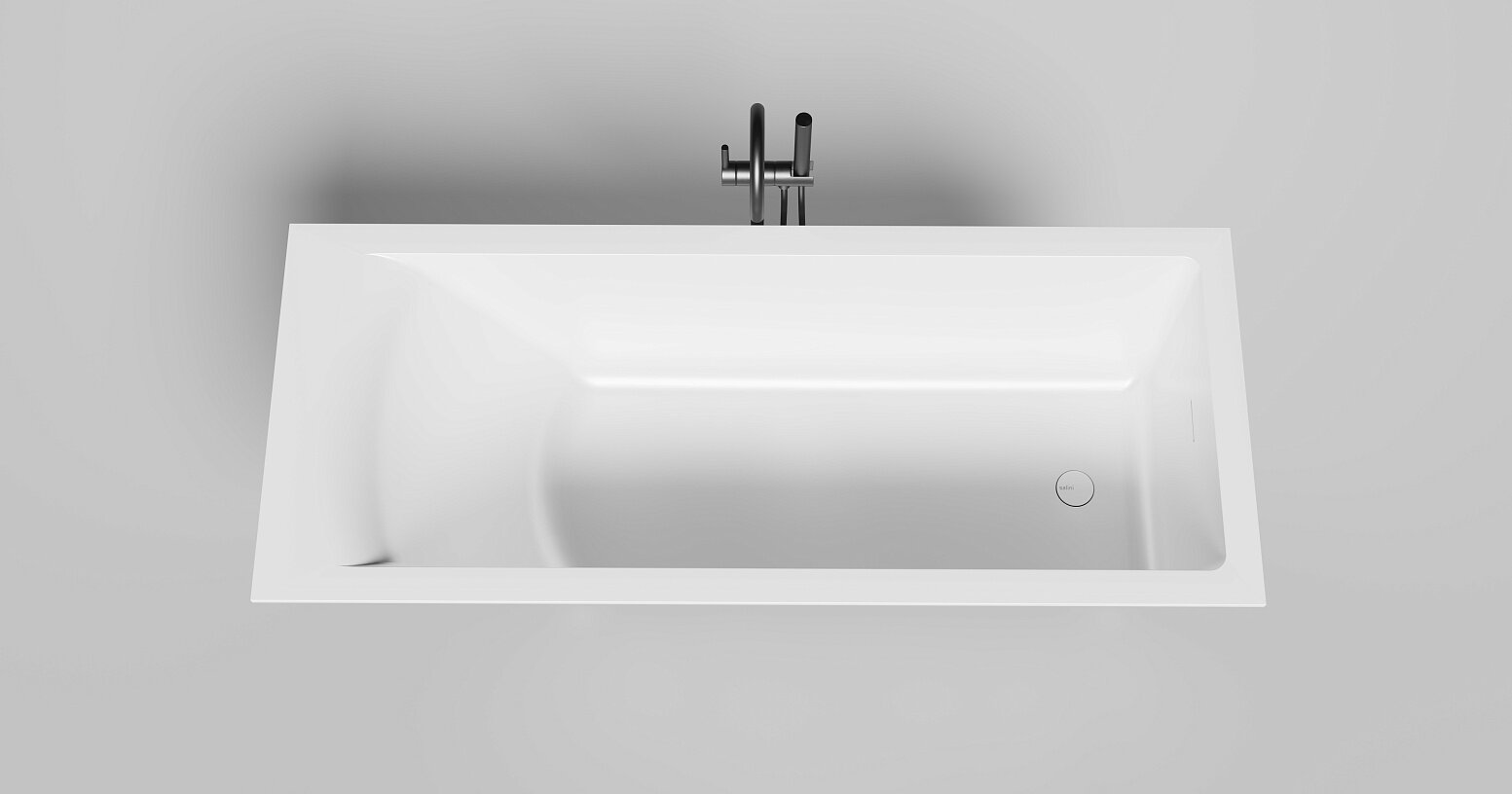 Изображение товара Ванна Salini Cascata Kit 104813GF 170x70 см из искусственного камня