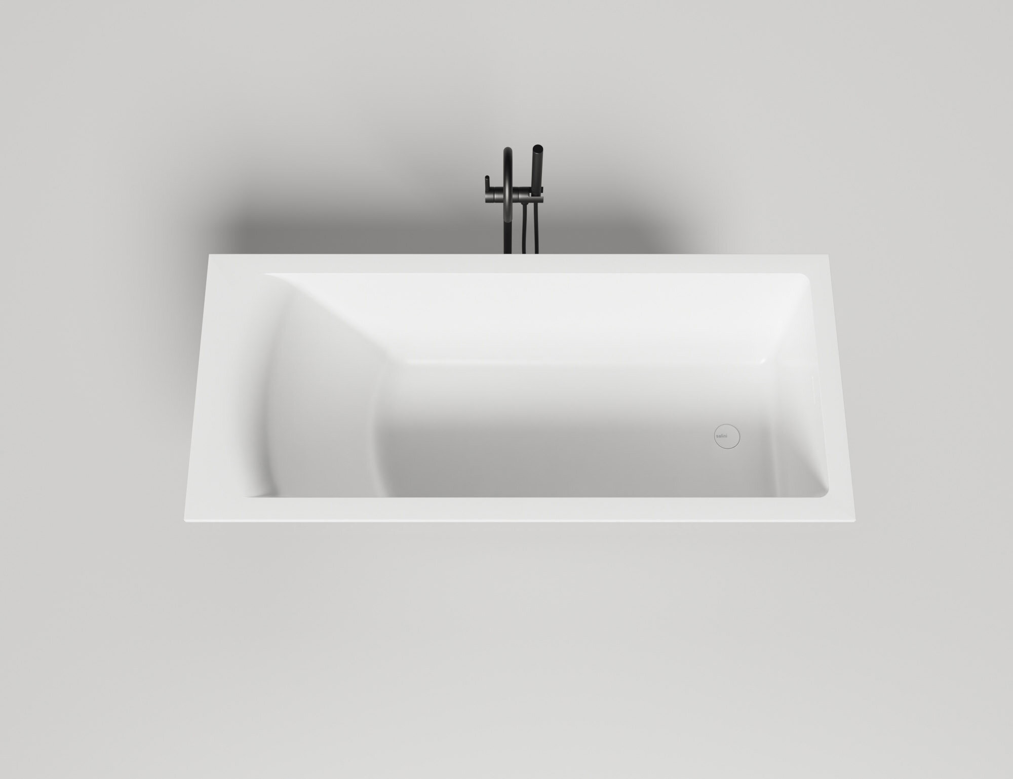 Изображение товара Ванна Salini Cascata Kit 104323MF, 170 х 75 см, из искусственного камня S-Stone, цвет белый матовый, покраска по RAL полностью Изображение товара Ванна Salini Cascata Kit 104323MF, 170 х 75 см, из искусственного камня S-Stone, цвет белый матовый, покраска по RAL полностью