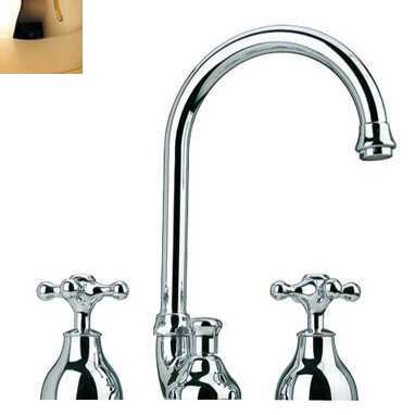 Изображение товара Смеситель Bandini Classic 608925KK21 для раковины золотой поворотный излив