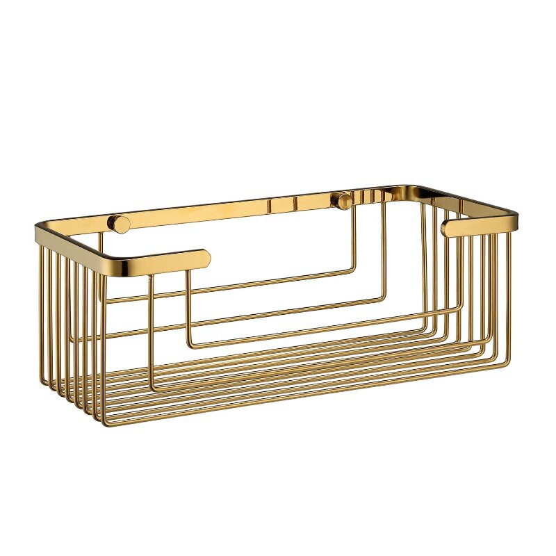 Изображение товара Металлическая полка WasserKRAFT K-711PG золото глянцевое настенная