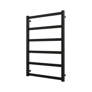 Изображение товара Полотенцесушитель водяной Grota Soffi 530x800 N RAL9005, ширина 50 см, высота 80 см, подключение нижнее, черный