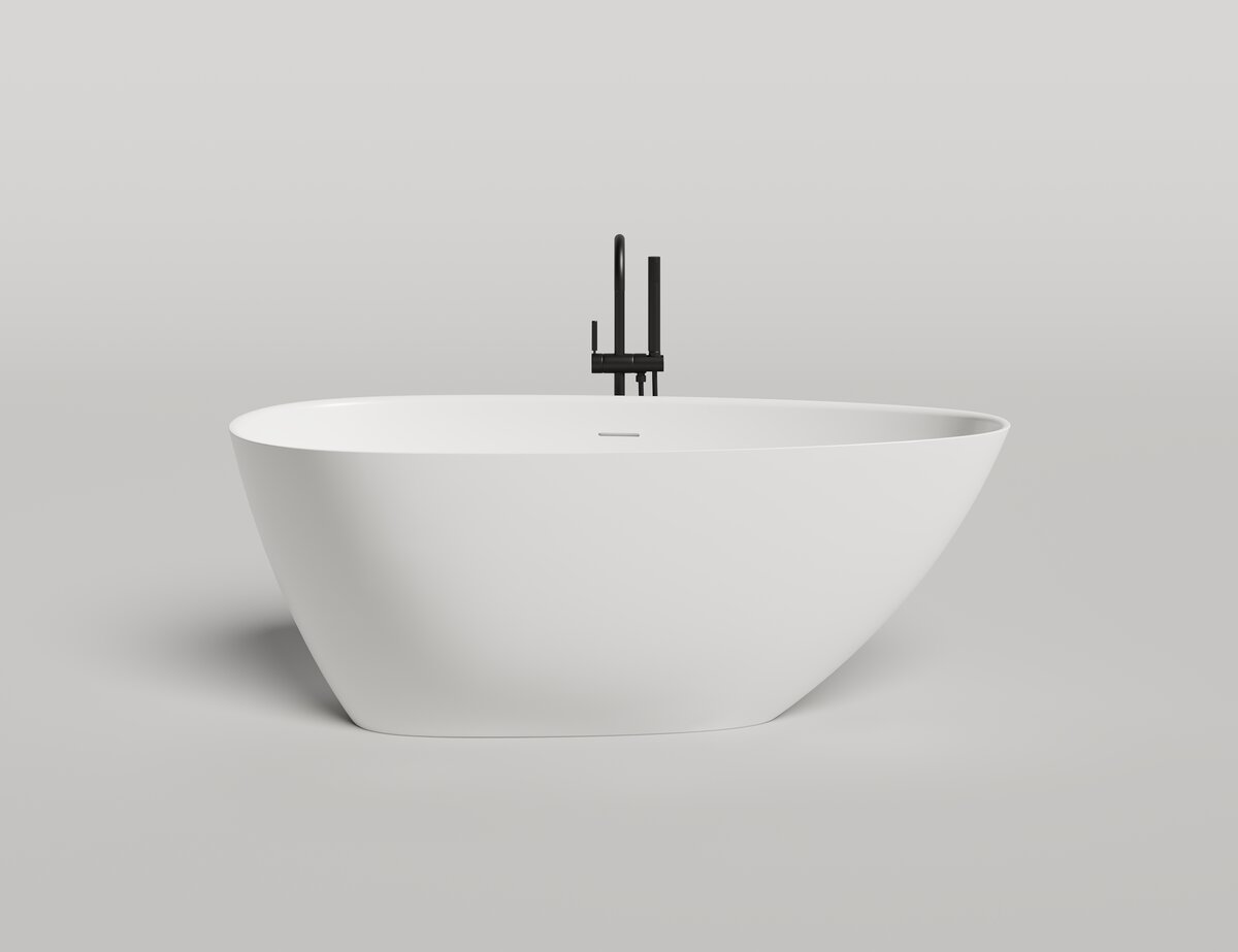 Изображение товара Ванна Salini Paola 1015103G 160x80 см из искусственного камня с глянцевым покрытием