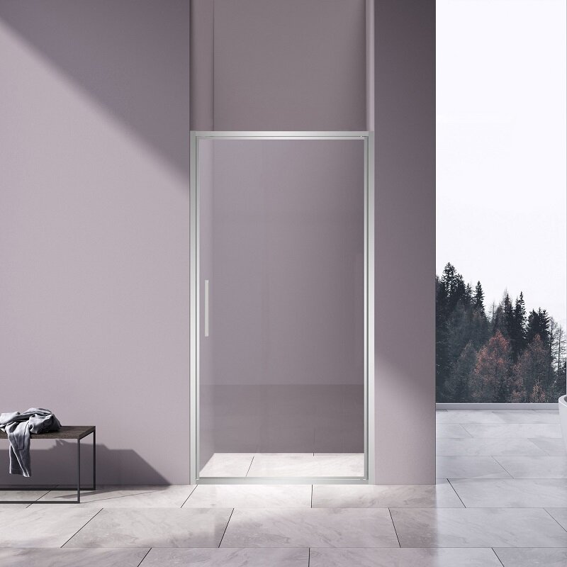 Изображение товара Душевая дверь Vincea Slim VDP-4SL100CL, 100 см, стекло прозрачное, профиль хром