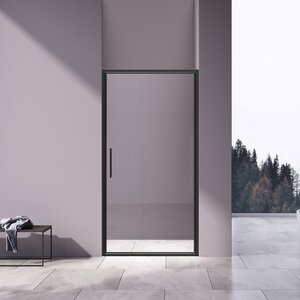 Изображение товара Душевая дверь Vincea Slim VDP-4SL900CLB, 90 см, стекло прозрачное, профиль черный