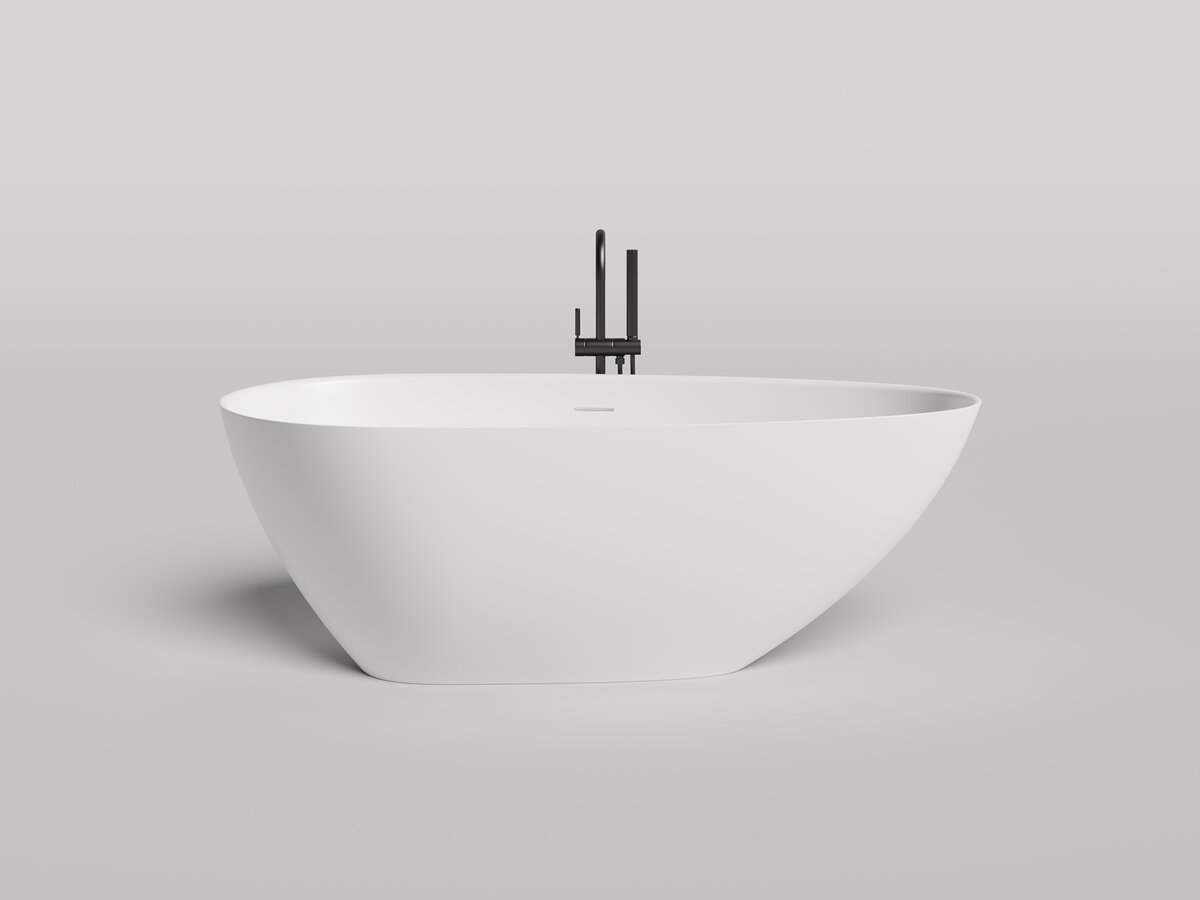 Изображение товара Ванна Salini Paola 1015104GF 172x83 см из искусственного камня с переливом