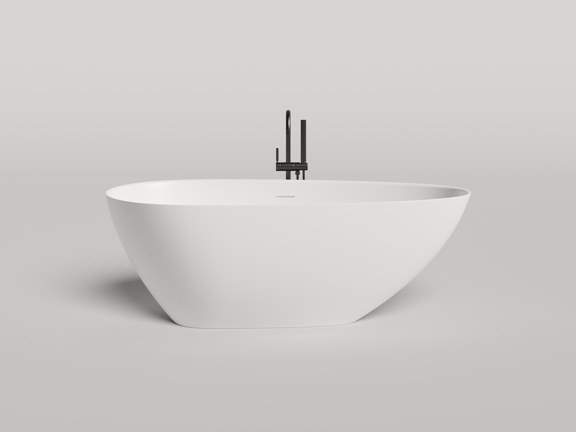 Изображение товара Ванна Salini Paola 1015104GF, 172 х 83 см, из искусственного камня S-Sense, цвет белый, покраска по RAL полностью