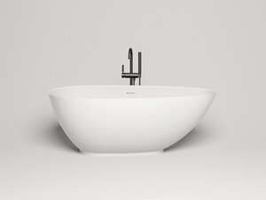 Изображение товара Ванна Salini Paola 101512G, 172 х 82 см, из искусственного камня S-Sense, цвет белый
