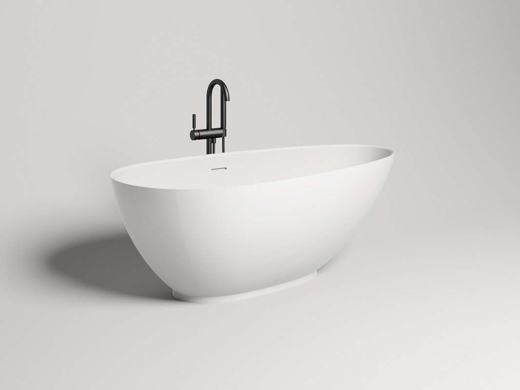 Изображение товара Ванна Salini Paola 101511SM, 160 х 77 см, из искусственного камня S-Stone, цвет белый матовый