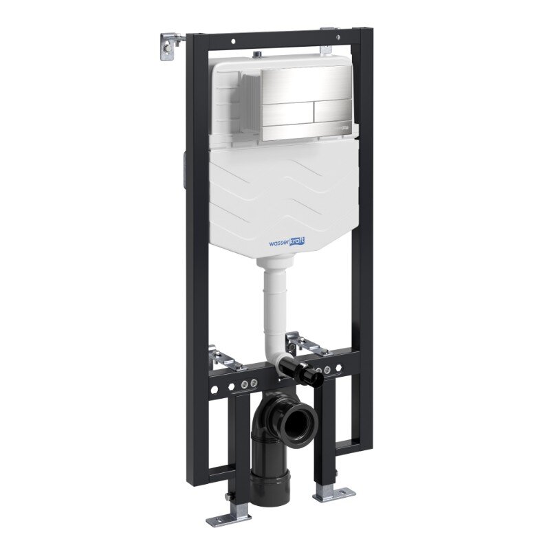 Изображение товара Инсталляция для унитаза WasserKraft Vils 56TLT.010.ME.BN04, механическая клавиша никель Изображение товара Инсталляция для унитаза WasserKraft Vils 56TLT.010.ME.BN04, механическая клавиша никель
