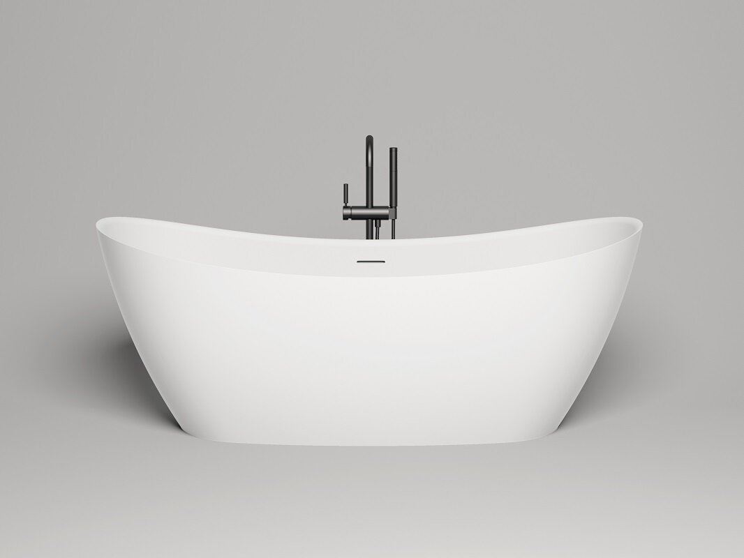 Изображение товара Ванна Salini Noemi 101811SM, 185 х 81 см, из искусственного камня S-Stone, цвет белый матовый