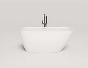 Изображение товара Ванна Salini Sofia 102528MF 150x75 см из искусственного камня с белым матовым покрытием