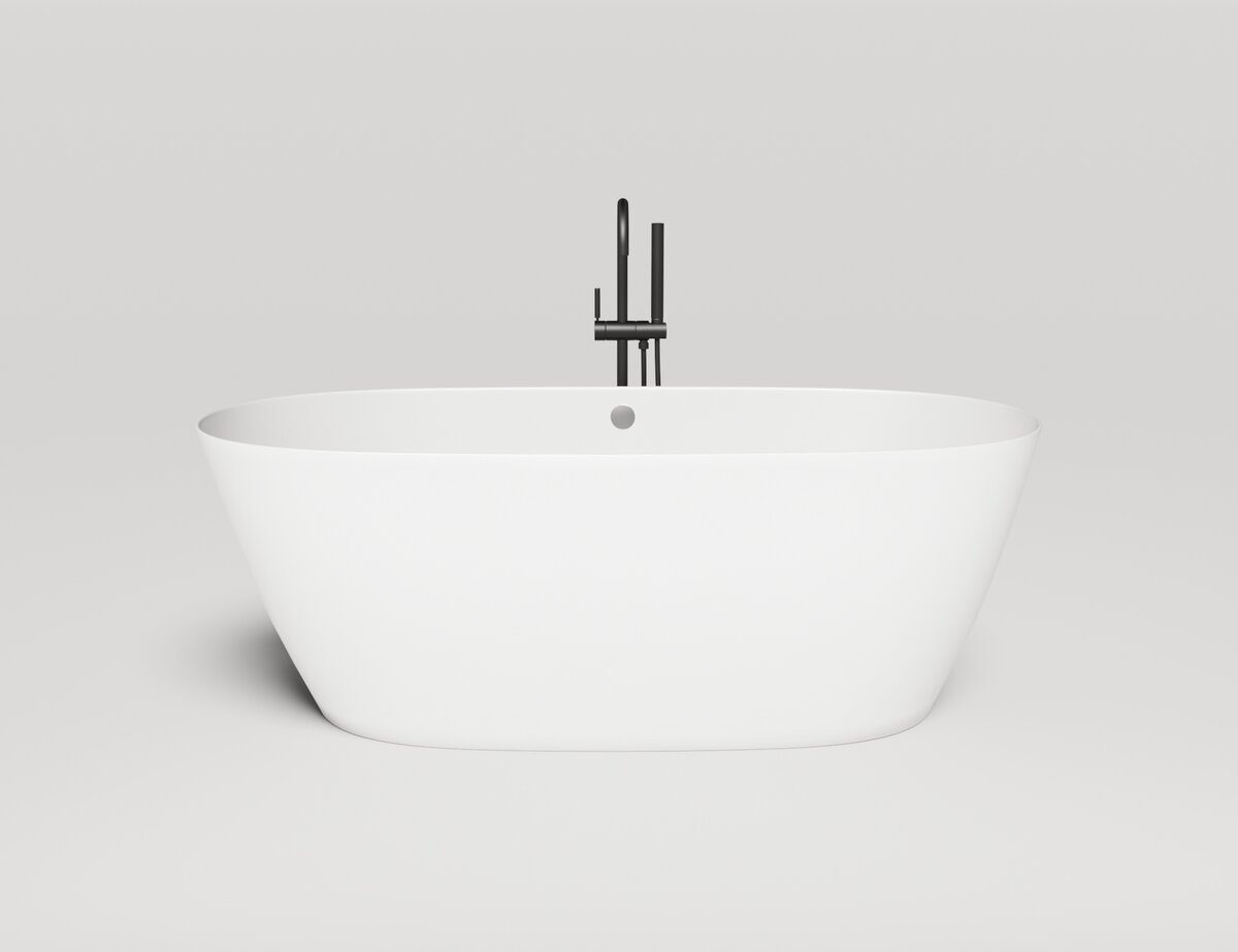 Изображение товара Ванна Salini Sofia Light 103711GF, 164 х 76 см, из искусственного камня S-Sense, цвет белый, покраска по RAL полностью