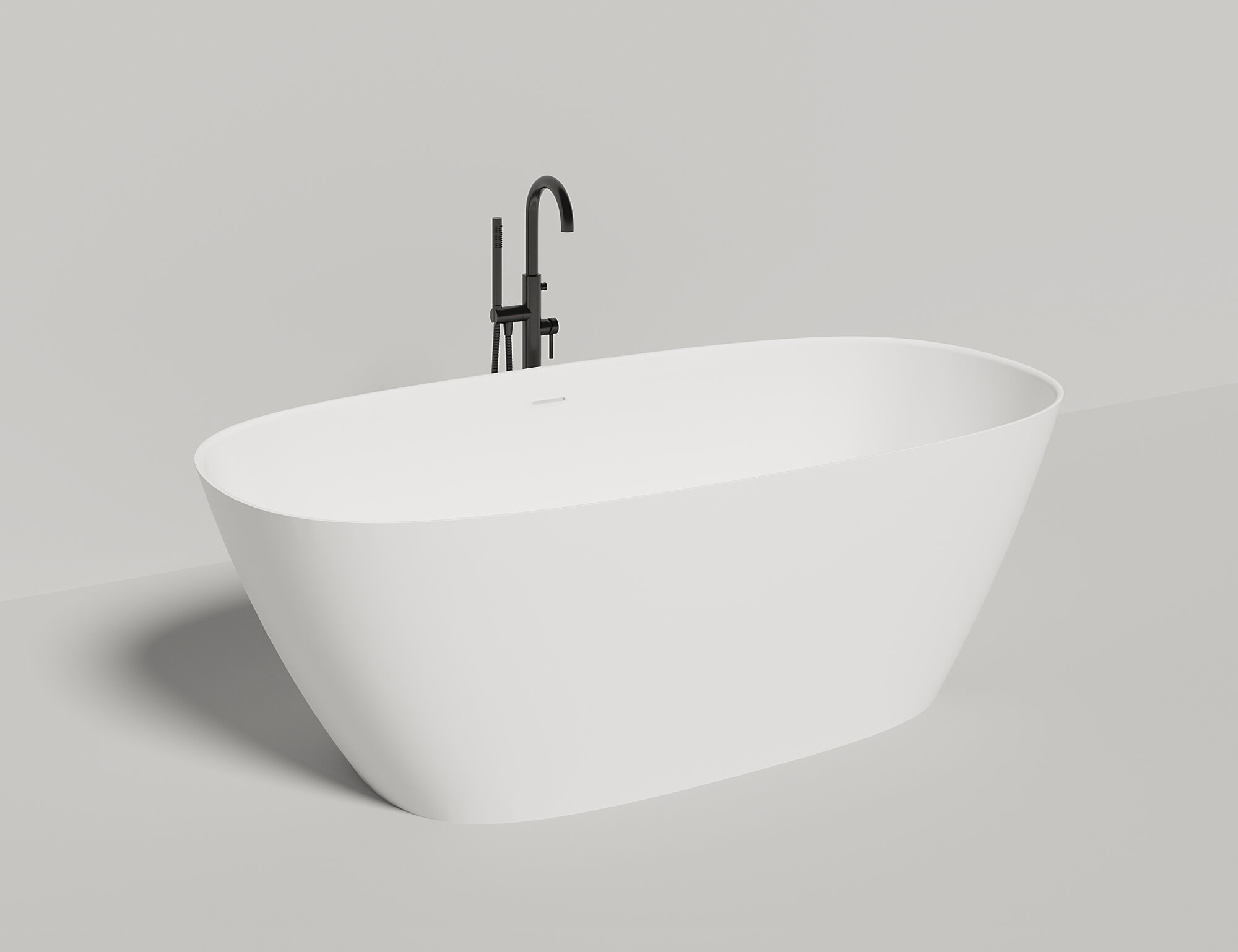 Изображение товара Ванна Salini Sofia 102519GF, 185 х 90 см, из искусственного камня S-Sense, цвет белый, покраска по RAL полностью