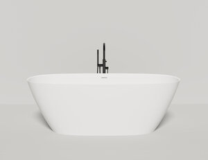 Изображение товара Ванна Salini Sofia 102529MF, 185х90 см, искусственный камень, белый матовый, Италия Россия