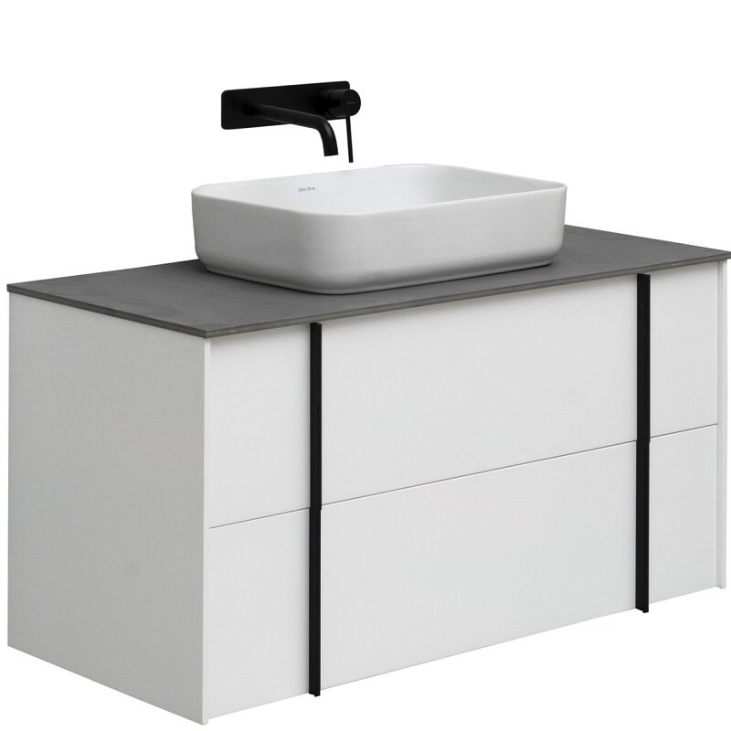 Изображение товара Тумба под раковину Allen Brau Reality 1.32008.WM 120 см подвесная белый матовый Изображение товара Тумба под раковину Allen Brau Reality 1.32008.WM 120 см подвесная белый матовый