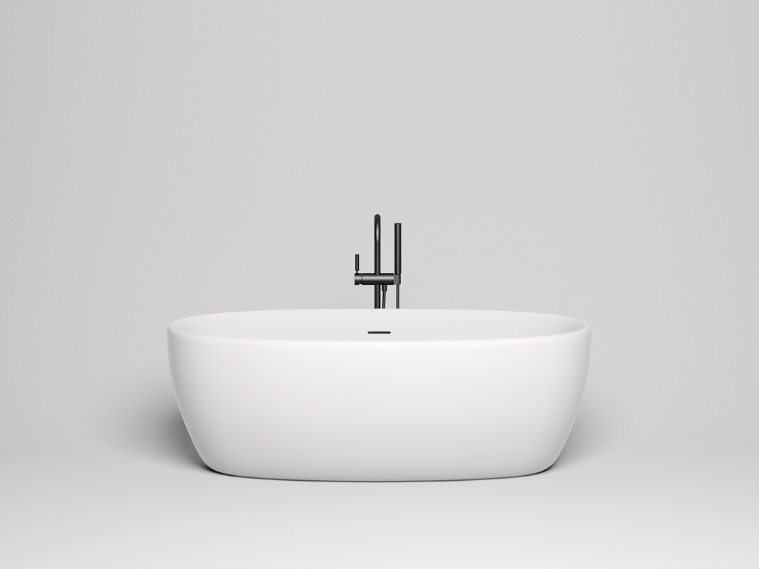 Изображение товара Ванна Salini Luce 100121MF, 170 х 86 см, из искусственного камня S-Stone, цвет белый матовый, покраска по RAL полностью