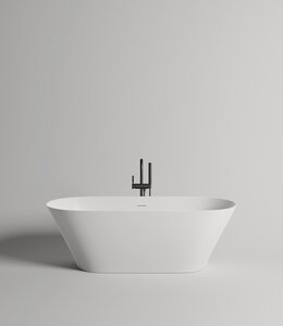 Изображение товара Ванна Salini Mona 102911GF, 180 х 81 см, из искусственного камня S-Sense, цвет белый глянцевый, покраска по RAL полностью