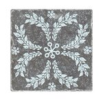 Декор Stone4Home Marble Motif №5 Black С0002613, 10 x 10 см, черный  - фото 1