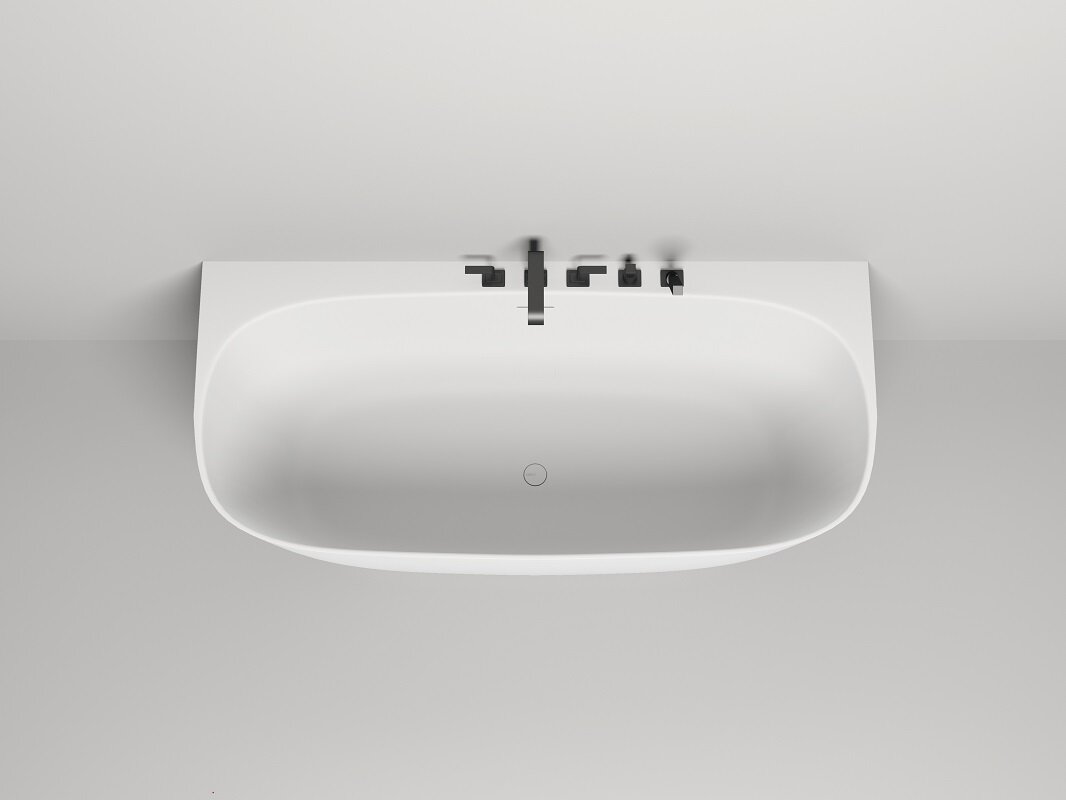 Изображение товара Стильная угловая ванна Salini Sofia Wall 180x85 см из искусственного камня Изображение товара Стильная угловая ванна Salini Sofia Wall 180x85 см из искусственного камня