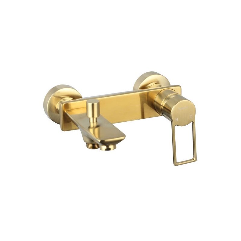 Изображение товара Смеситель для ванны и душа Caprigo Kub 54-011-brg, золото матовый