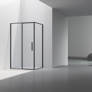 Изображение товара Душевой уголок Vincea Slim VSR-4SLP9012CLB, 120 x 90 см, стекло прозрачное, профиль черный