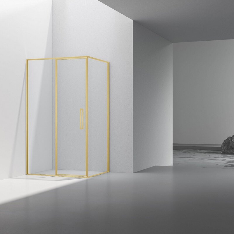 Изображение товара Душевой уголок Vincea Slim VSR-4SLP9012CLG 120x90 см прозрачное стекло золото