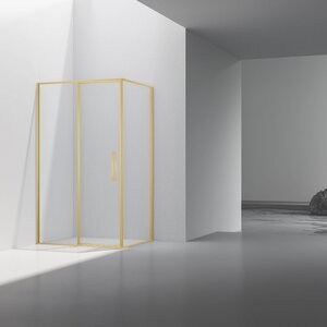 Изображение товара Душевой уголок Vincea Slim VSR-4SLP9012CLG 120x90 см прозрачное стекло золото