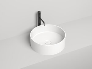 Изображение товара Раковина Salini Armonia 02 из искусственного камня 45 см белая матовая