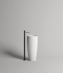 Изображение товара Раковина угловая Salini Armonia 03 из искусственного камня 50 см белый матовый