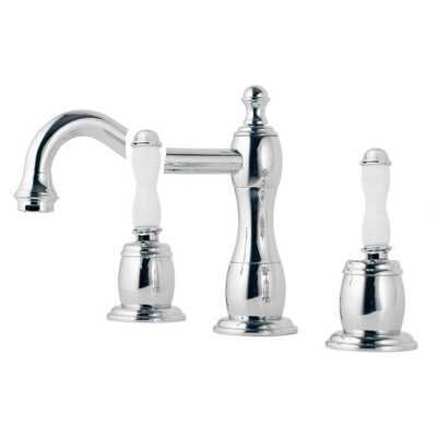 Изображение товара Смеситель для раковины Bandini Antica 5406200006, хром, 3 отверстия, керамические ручки