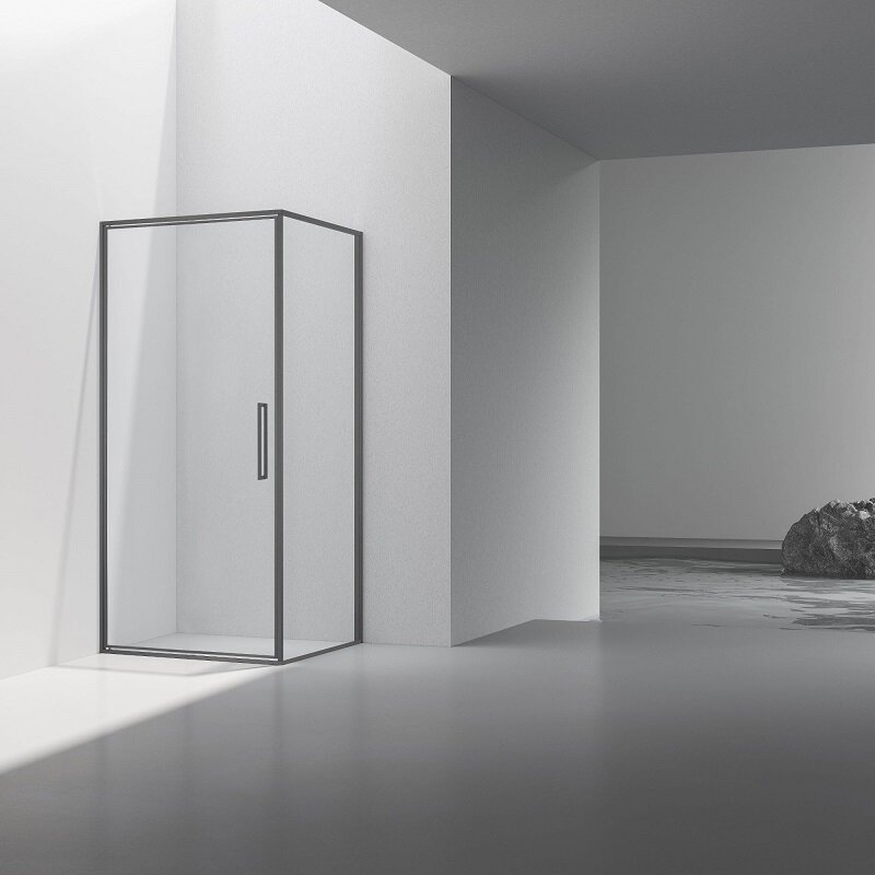 Изображение товара Душевой уголок Vincea Slim VSR-4SLP9010CLGM 90 x 100 см с дверью